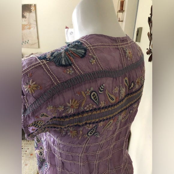 Johnny Was Embroidered Top - Picture 7 of 10